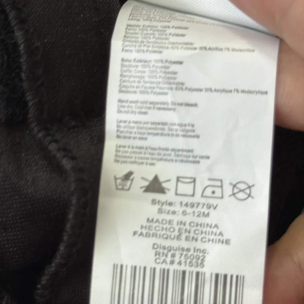 Disney Little Mermaid Ursula Sea Witch costume baby girls 6-12 months Halloween - Picture 11 of 12